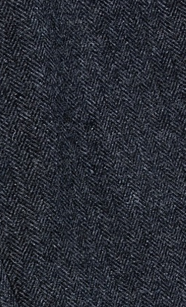 Charcoal Herringbone Tweed Tie