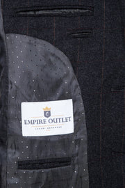 Dark Grey Estate Herringbone Tweed Jacket
