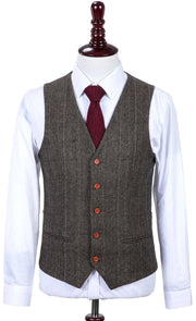 Country Estate Herringbone Tweed 3 Piece Suit