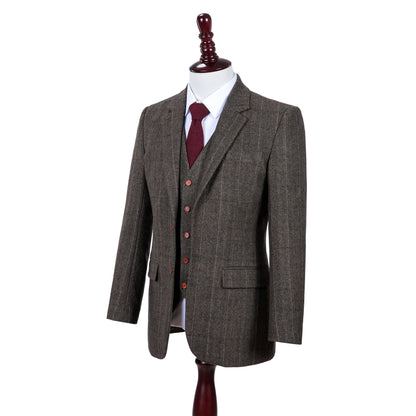 Country Estate Herringbone Tweed Suit