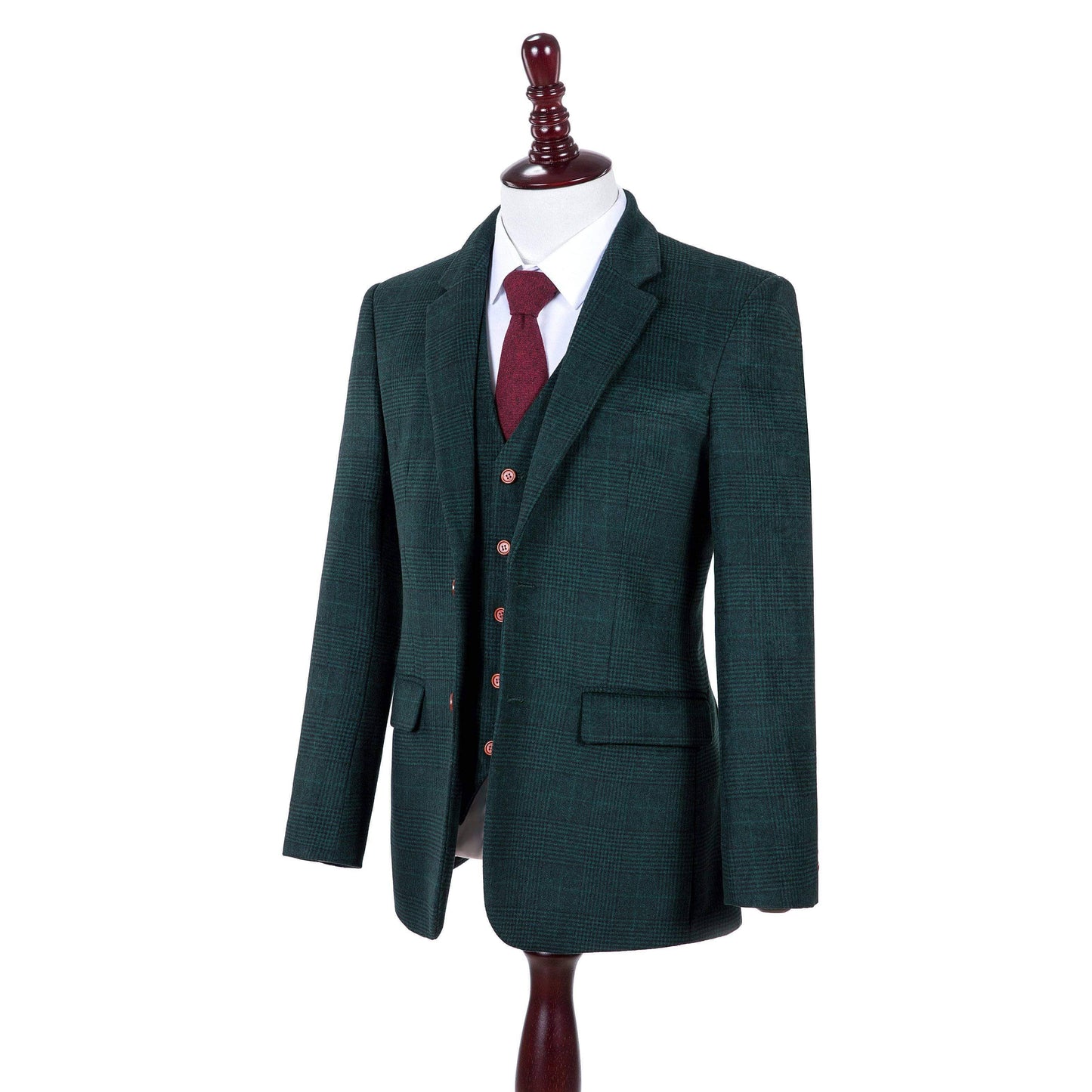 Green Plaid Tweed Jacket