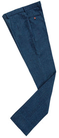 Blue Estate Herringbone Tweed Trousers