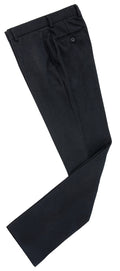 Black Twill Tweed Trousers
