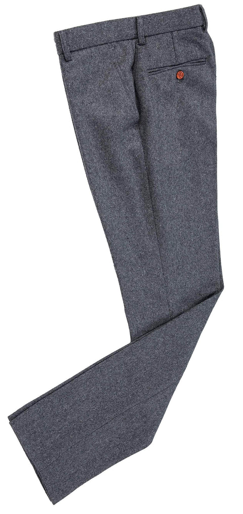 Grey Twill Tweed Trousers