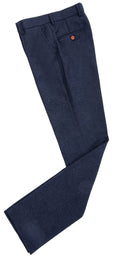 Classic Navy Barleycorn Tweed Trousers