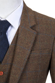 Brown Tattersall Tweed Bespoke