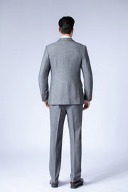 Classic Grey Barleycorn Tweed Jacket