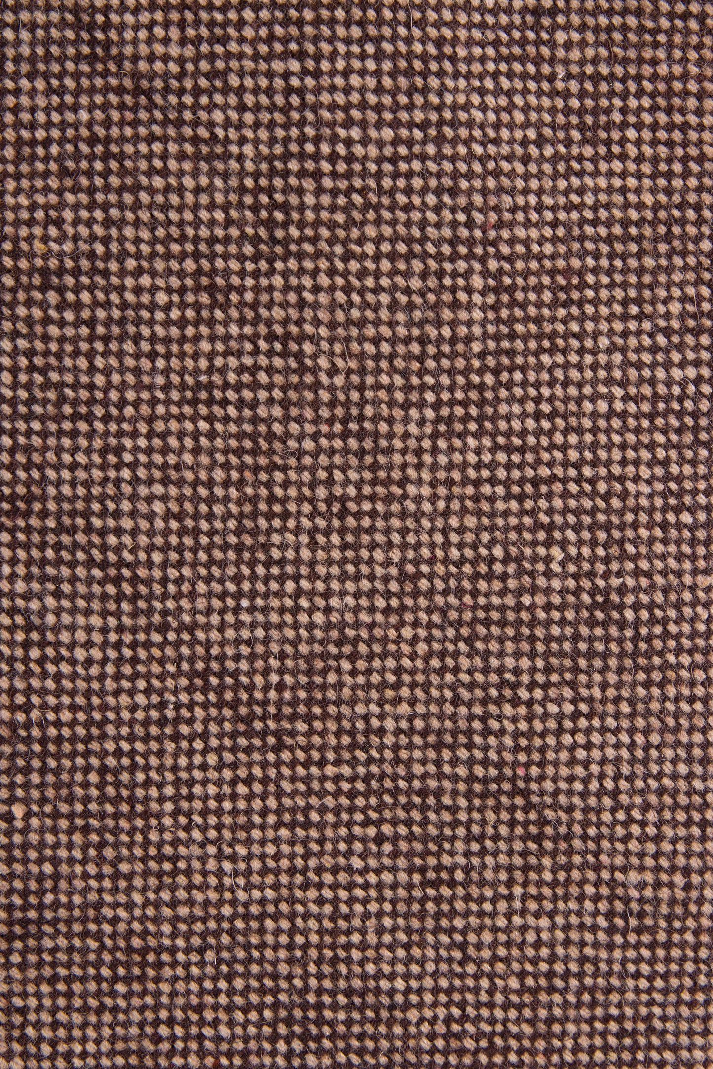 Close up of Classic Brown Barleycorn Tweed Tie by Empire Outlet Luxury Menswear