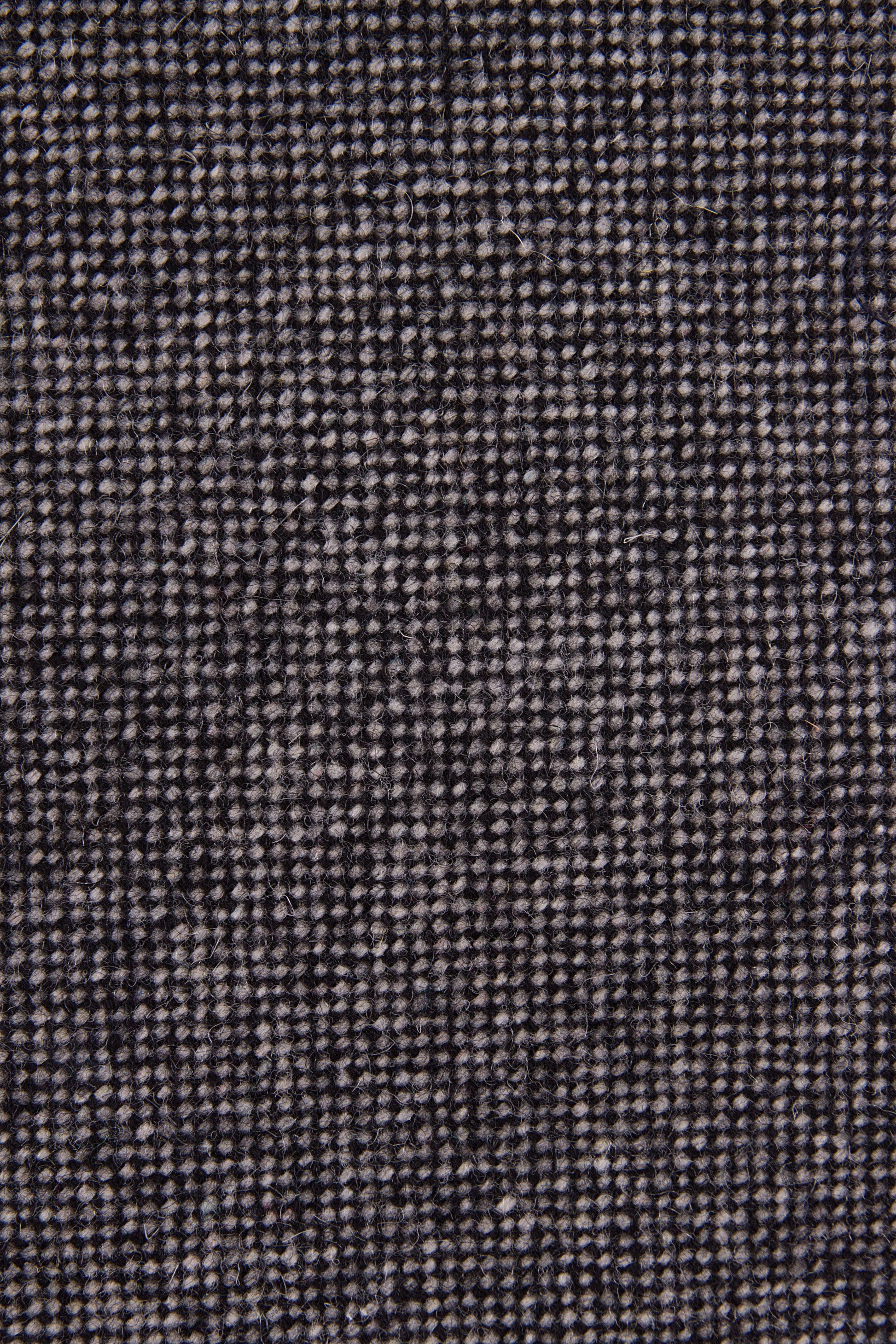 Close up of Classic Grey Barleycorn Tweed Tie 