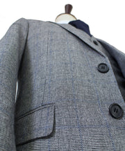 Grey Blue Prince of Wales Tweed Jacket