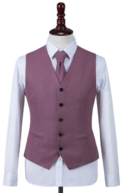 Mauve Twill Tweed Suit