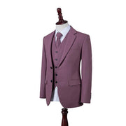 Mauve Twill Tweed Jacket