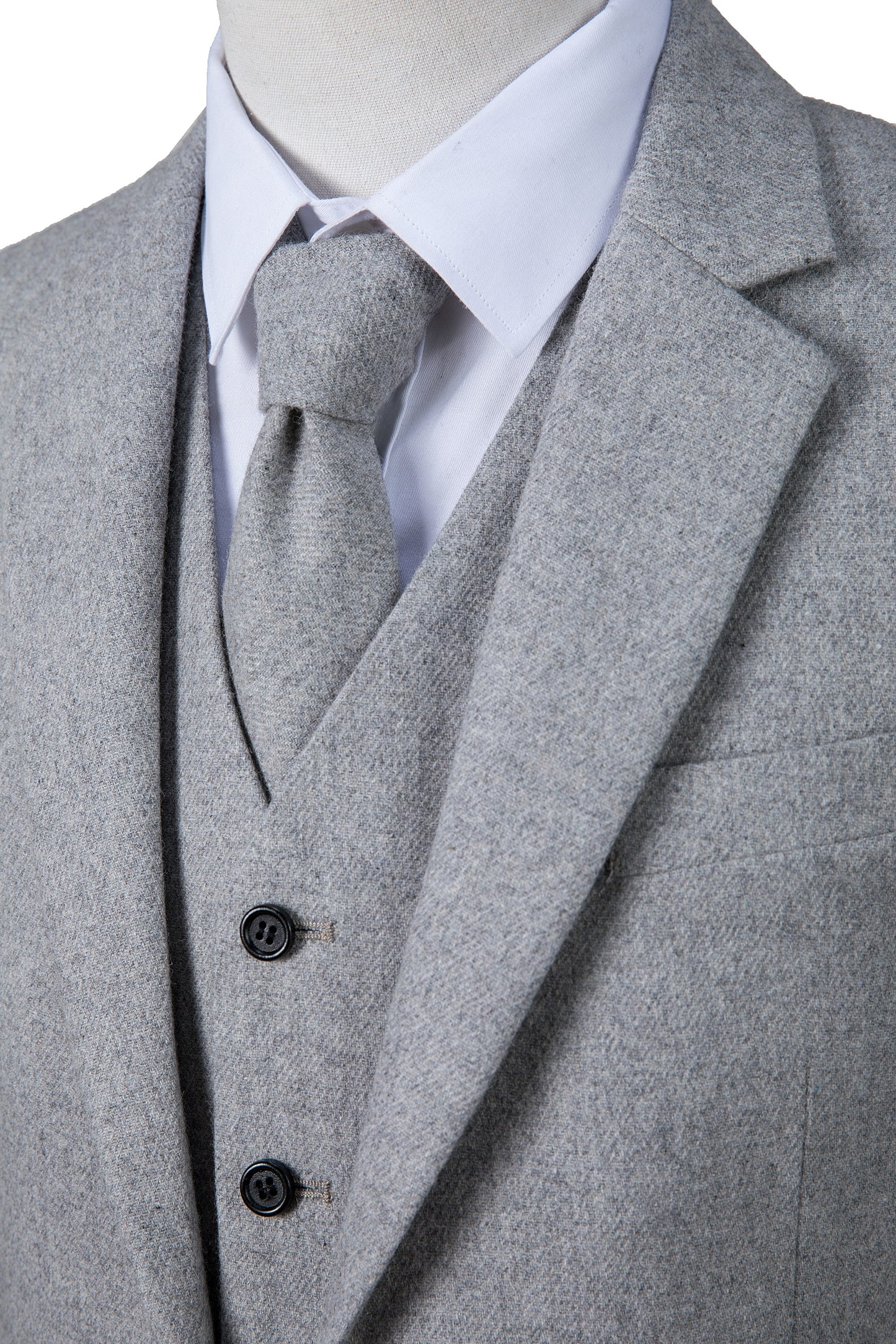 Light Grey Twill Tweed Jacket