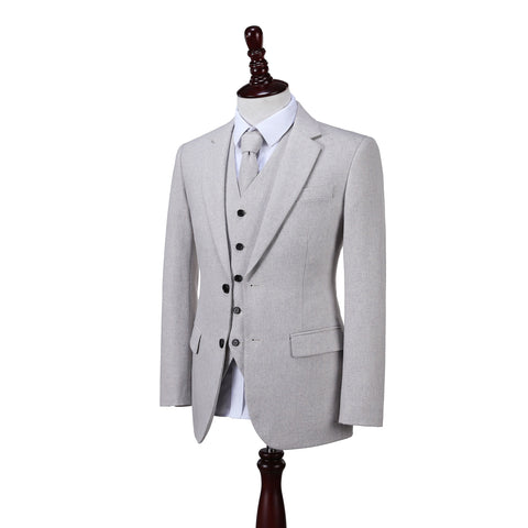 Cream Twill Tweed Jacket