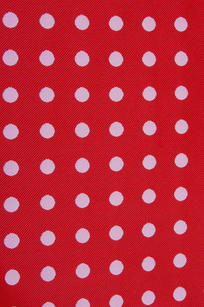 Red Polka Dot Tie & Pocket Square