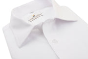 Luxury White Twill Shirt - Double Cuff
